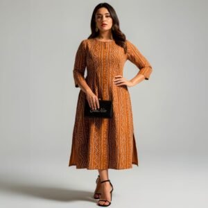 Divine Floral Straight Kurti